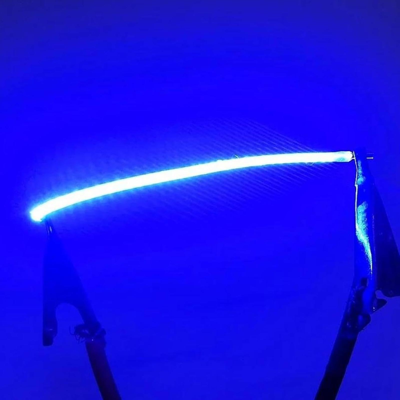 BULBEAWICK 10 Pieces Led Flexible Filament Lamp Parts,Red,Green,Dc 3V Led Diode Accessories for Light Bulbs, DIY Handmade Room Decoration Design 185MM Blue