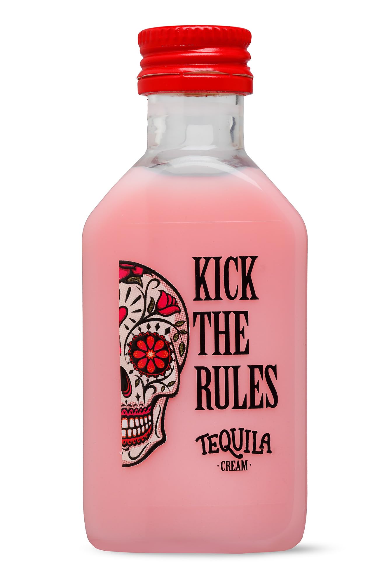 KICK THE RULES - PACK MINIATURA CREMA DE FRESA CON TEQUILA - PACK DE 36 UNIDADES - MINIATURA DE 50mL