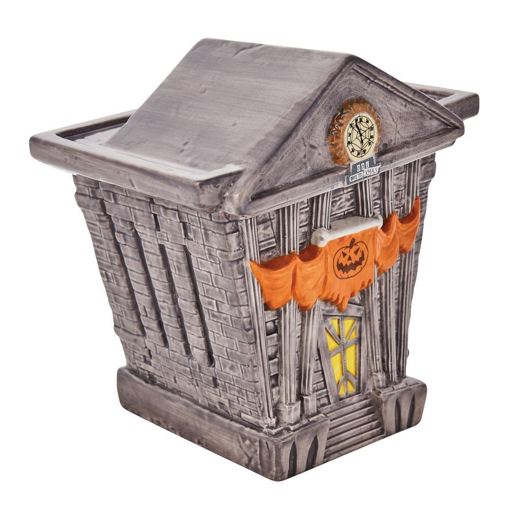 Enesco Disney Ceramics Bocal à biscuits Motif L'Étrange Noël de Monsieur Jack Halloween 26 cm Multicolore