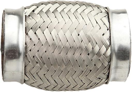 1.75" ID Exhaust Flex Pipe 4" Length Stainless Steel Coupling Interlock