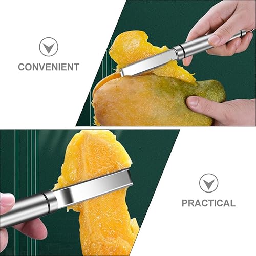 Miniatura 5 de Kichvoe Removedor de núcleo de mango de acero inoxidable para cortar y extraer núcleos sin esfuerzo, herramienta esencial de cocina para disfrutar