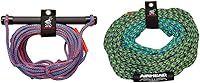 Vista 8 de Cuerda de esquí acuático Airhead con mango de goma, 1 sección, 75 pies