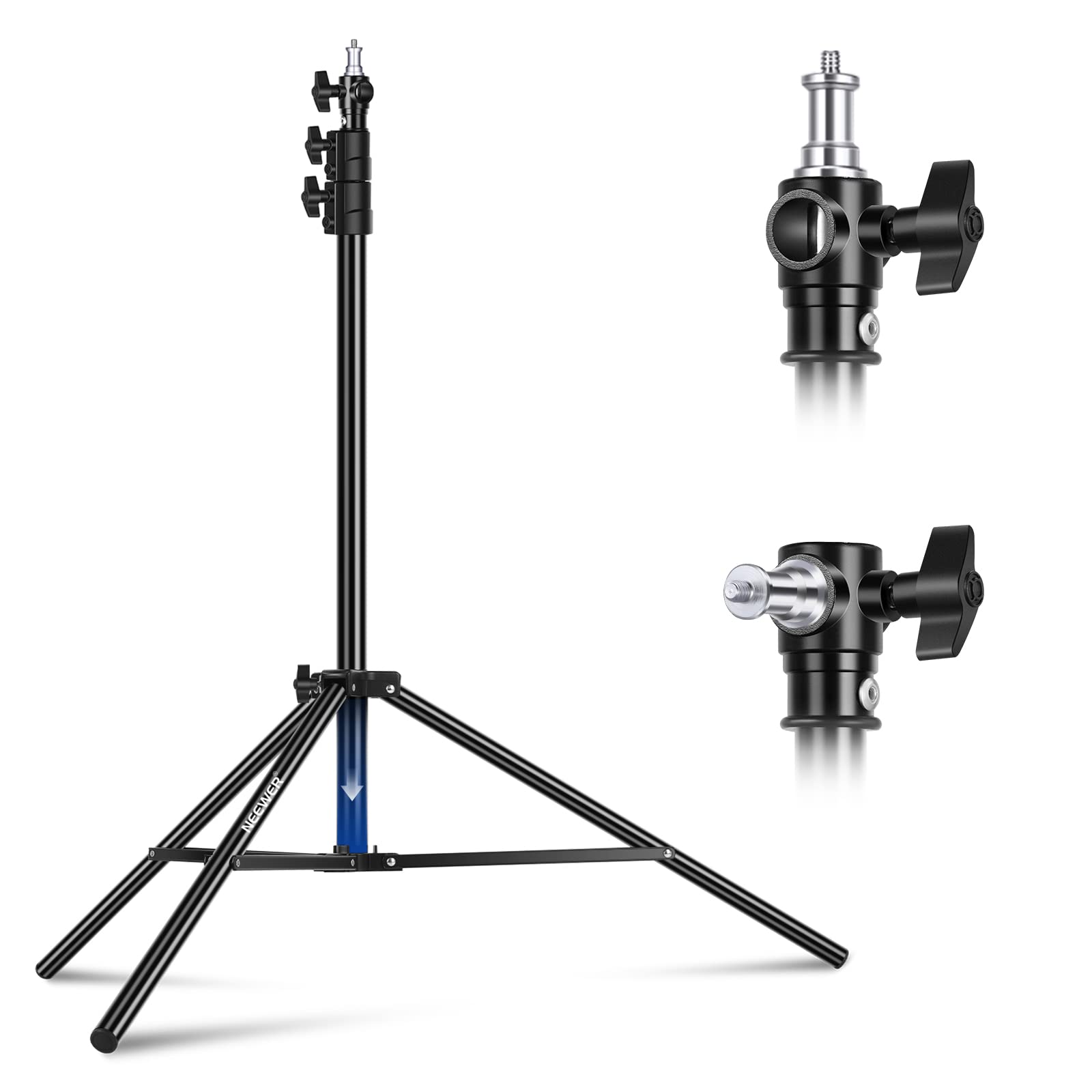 NEEWER Support D'éclairage Aluminium à Coussin D'air, Réglable De 9,8ft/3m Avec Bras De Flèche