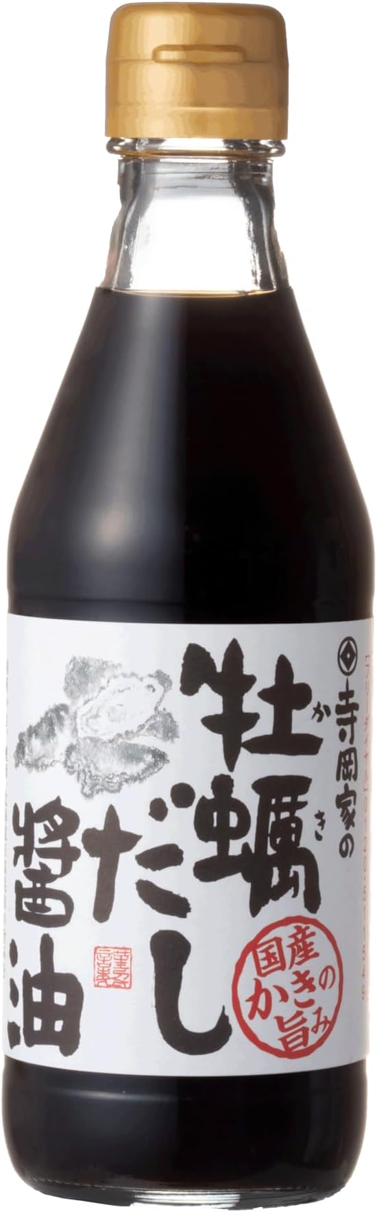 Teraokake Oyster Dashi Soy Sauce (300ml 10.2 Fl Oz) flavorful Umami Japanese shoyu【No preservatives, No artificial colors, No high fructose corn syrup】Made in Japan