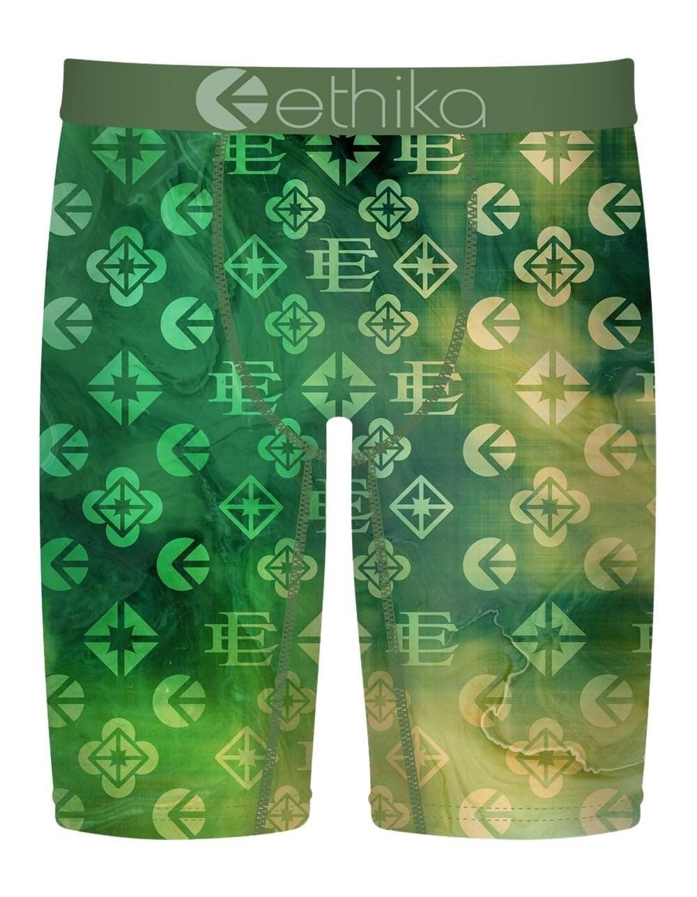 Ethika Men's Boxer Brief – Knee-Length, 4-Way Stretch Performance
