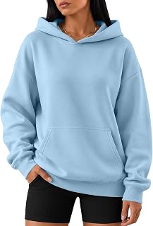Hoodies for Women Oversized Sweatshirts Fall Travel Outfits 2026 Fleece Lining Pullover Tops Long Sleeve Outfits
