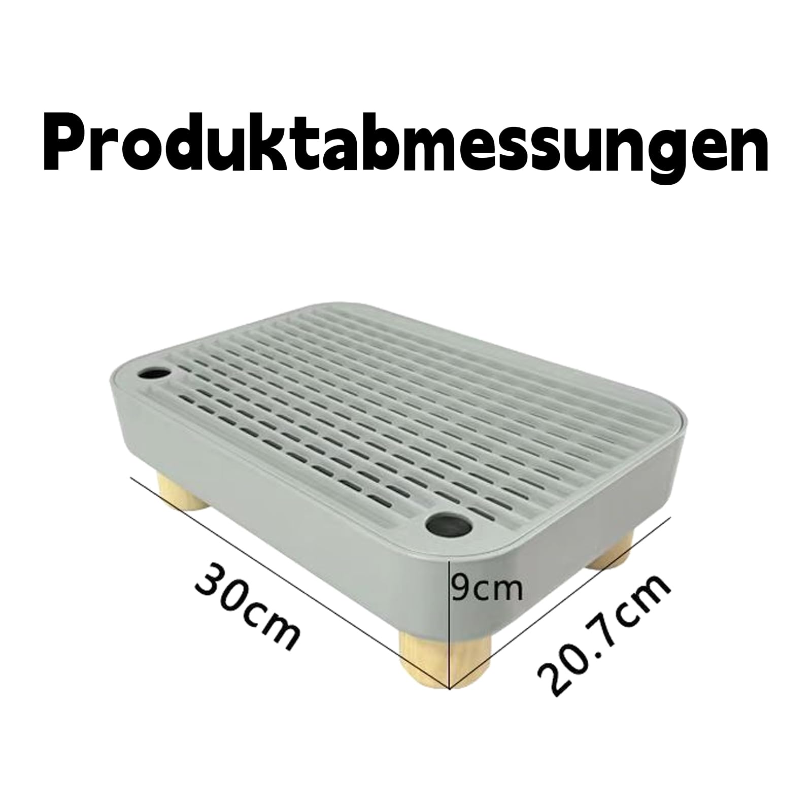Katzenklo Rampe, Erhöhte Katzentreppe für Alte Katzen, 11.8×7.9×3.6 in Katzenklo Oben Einstieg für Kätzchen & ältere Katzen