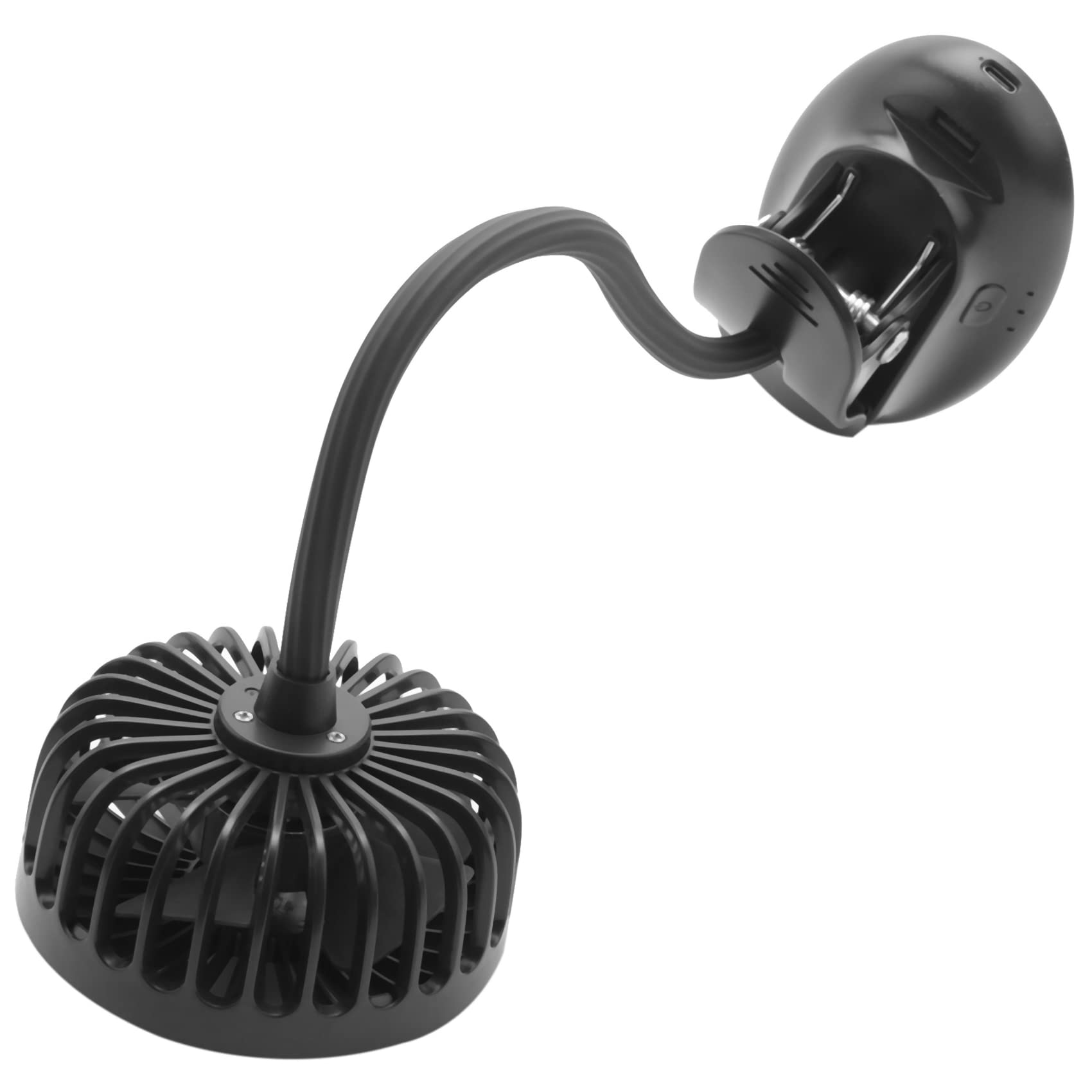 Ventilatore Con Basi Flessibili Ventilatore Alimentato Da USB Regolabile A 3 Velocita Per Auto