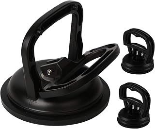 Kaisiking Black Suction Cup Car Dent Puller Suction Cup Car Dent Remover Tools for Car Dent Repair, Glass, Tiles, Mirror, Granite Lifting and Objects Moving