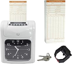 Auto Calculate Hours And Clock In/Out Machine For Office & Factory Staffs - Digital Attendance Recorder With Auto Punch - Efficient Time Recorder