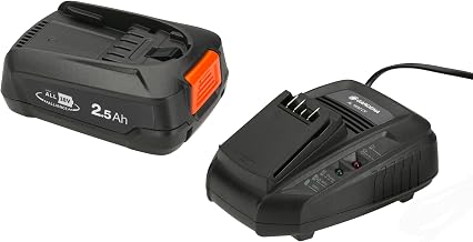 Gardena Starter Kit P4A PBA 18V/45 2.5 Ah + AL 1830 CV: The Starter kit Includes The Gardena Quick Charger AL 1830 CV(UK Plug) and a 2.5 Ah Gardena Power for All Battery PBA 18V/45 (14906-20)