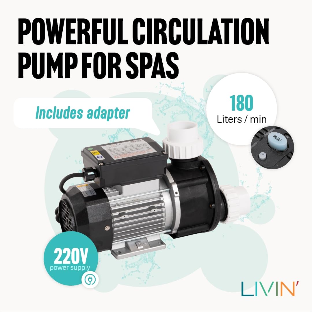 Pompe pour spa JA50 | Pompe de circulation 370 W pour spas