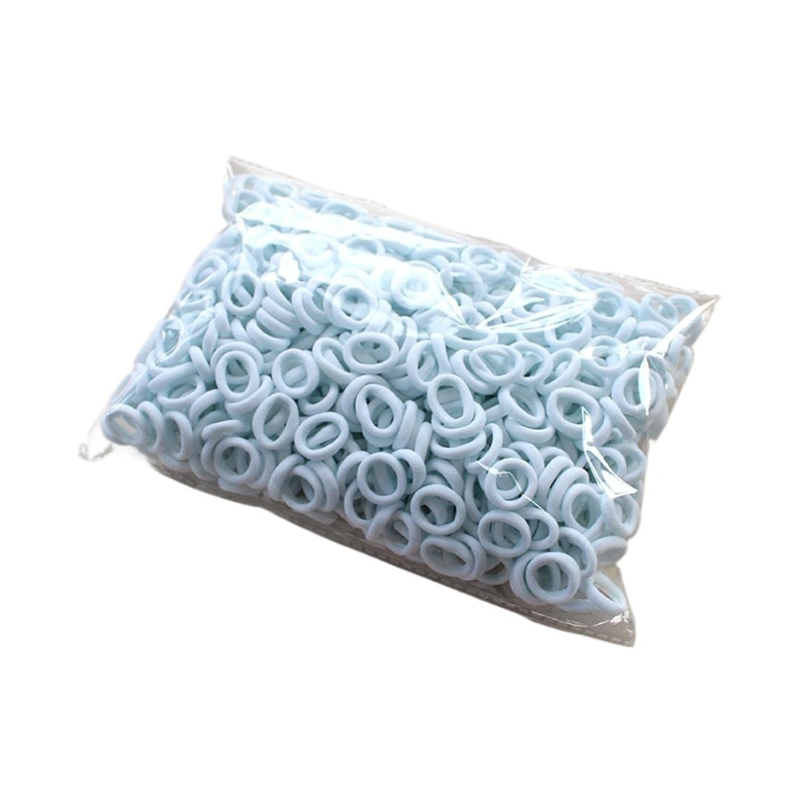 100/300/500 lazos elásticos de nailon coloridos for el pelo(C065-style4,300pcs)