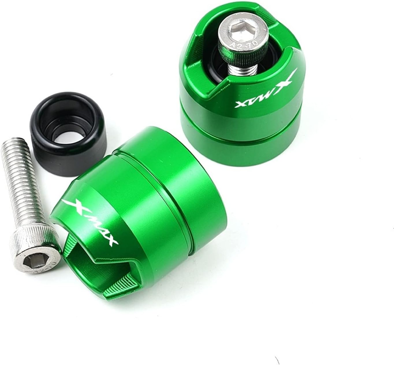Motorcycle Handlebar Handle Bar Grips End Cap Plug Slider Compatible with Yamaha XMAX300 Xmax 300 2017-2022 2021 2020 2019 2018 (Color : Glod, Size : A)