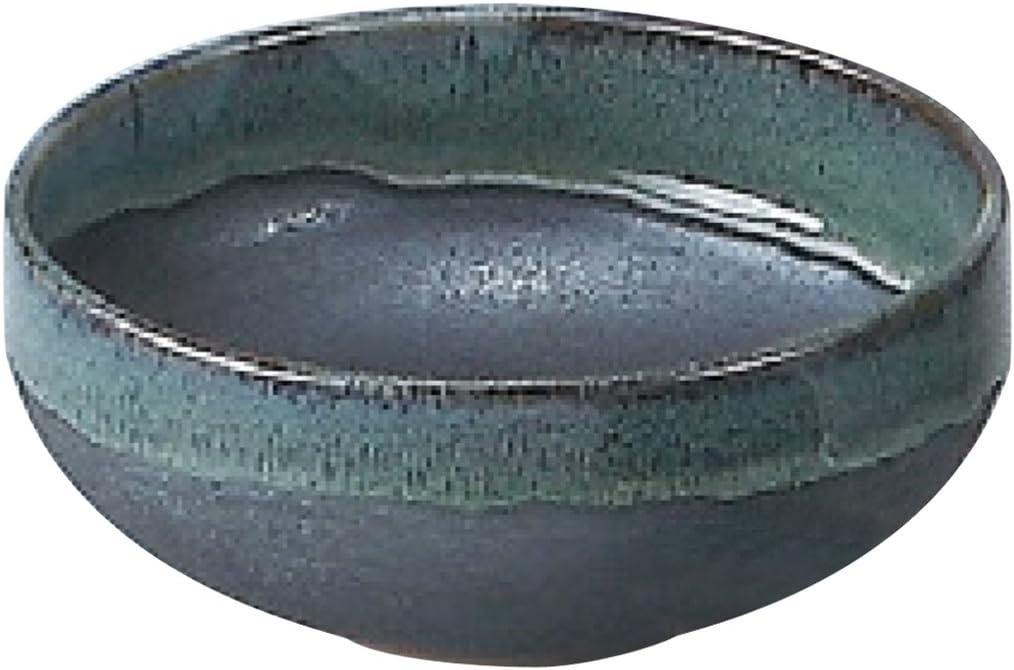 Yamasita Craft 11522190 Blue Iron Glaze Sashimi Pot, 6.3 x 6.2 inches (16 x 16 x 6.5 cm)