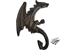 WINTENT Solid Cast Iron Dragon Key Holder