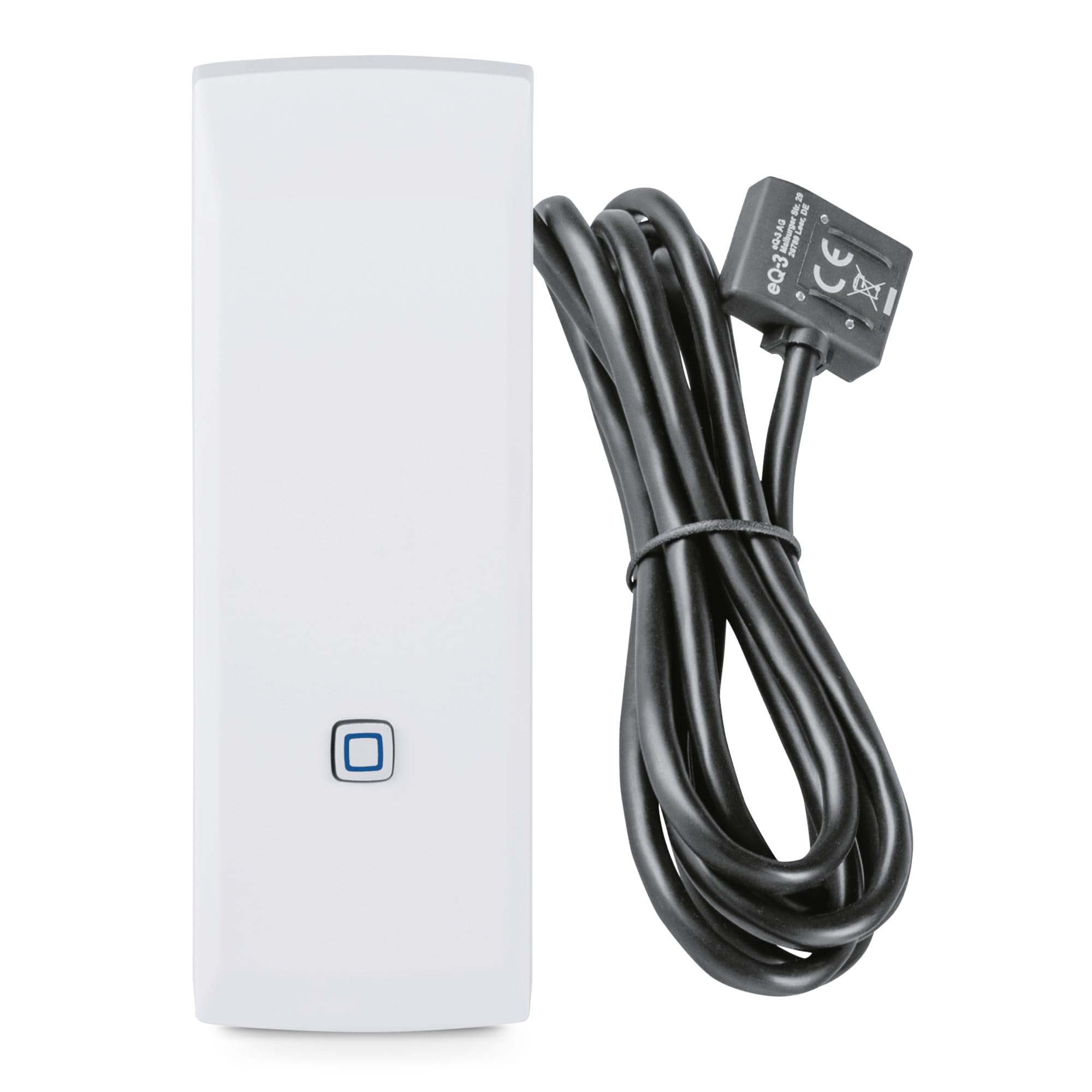 Homematic IP Interfaz Smart Home para medidor de Gas, medición Ernegie y Ahorro de costes, monitorear el Consumo de Gas con aplicación, automatizar el hogar Inteligente, 160253A0
