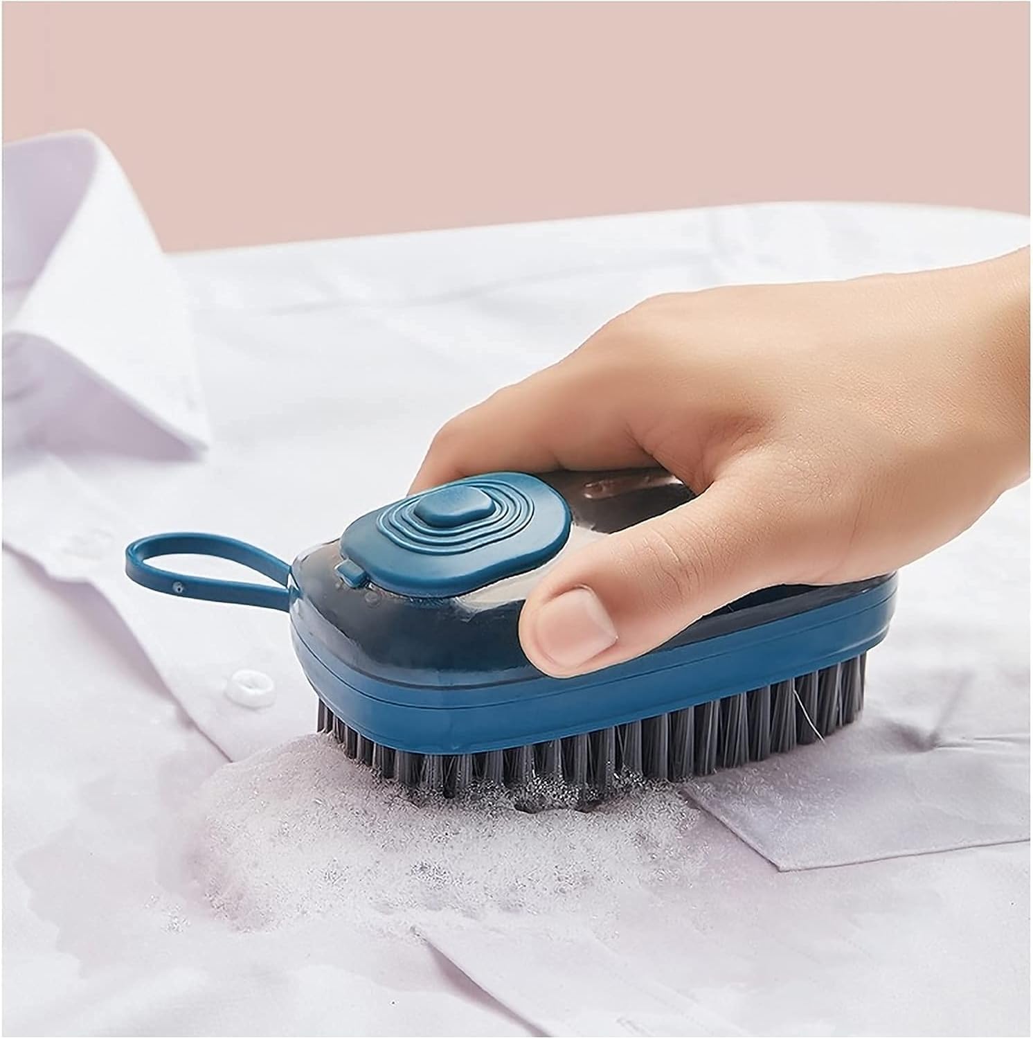 Cloth Cleaning Household Washing Brush-Automatic Liquid Adding Brush Cleaning Kitchen Wash Pot Tile Sink Gap Cleaning Tools Laundry Soft Hair Scrubber - Multicolor-image-38