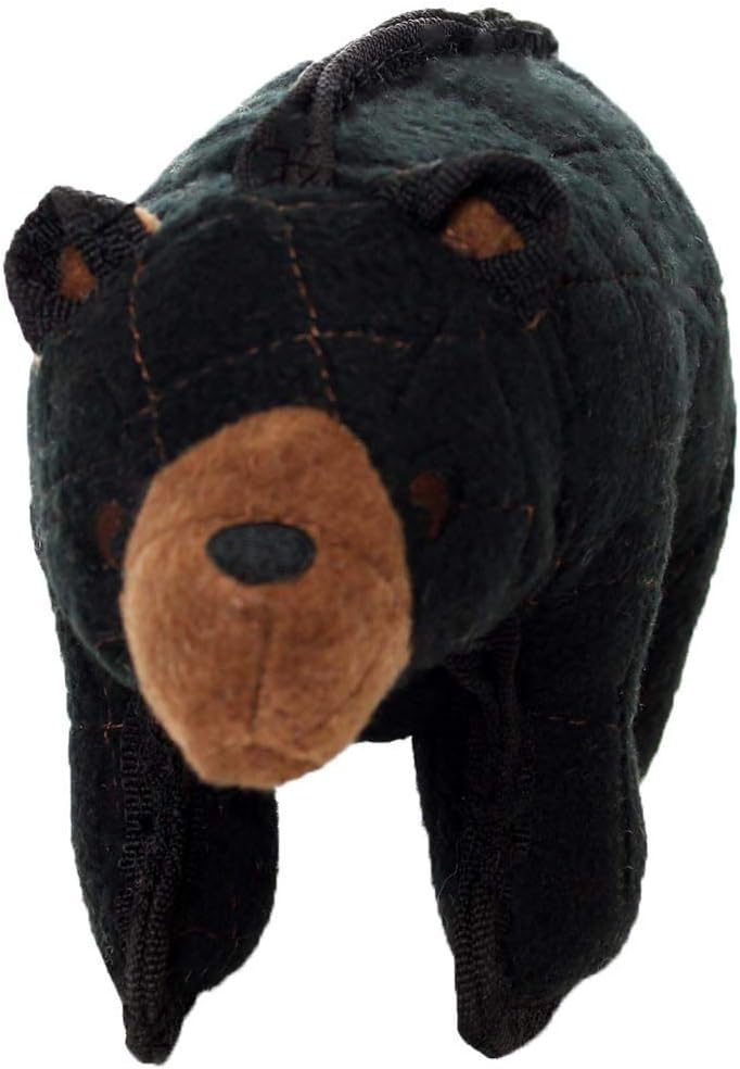 TUFFY - World's Tuffest Soft Dog Toy - Zoo - Squeakers - Multiple Layers. Made Durable, Strong & Tough. Interactive Play (Tug, Toss & Fetch). Machine Washable & Floats (Bear, Jr 2 Pack)