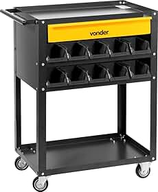 Vonder, Carro Para Ferramentas, Desmontável, Com 1 Gaveta E 20 Gaveteiros, Vd 1021.