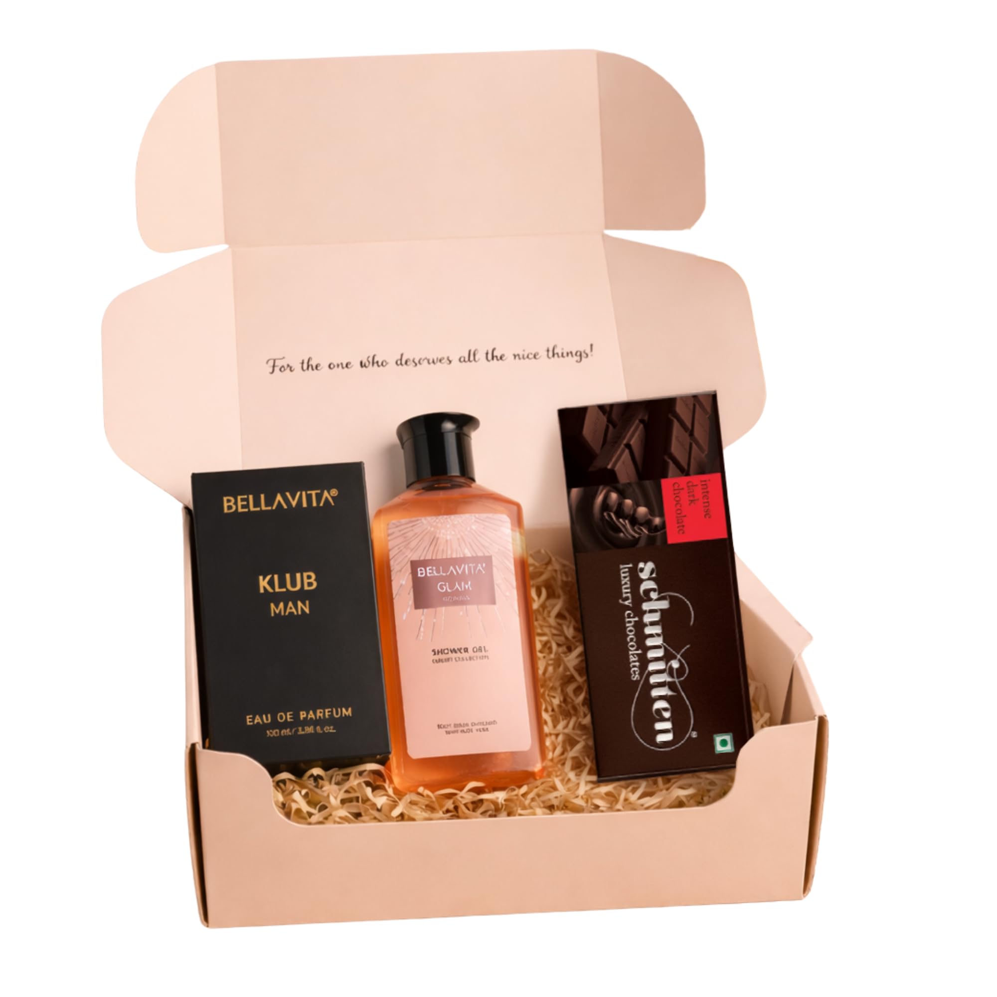 Luxury Fragrance Gift Hamper for Women | Klub Man Perfume, Shower Gel & Chocolate | Premium Gift Box for Birthdays & Bridesmaids-image-24