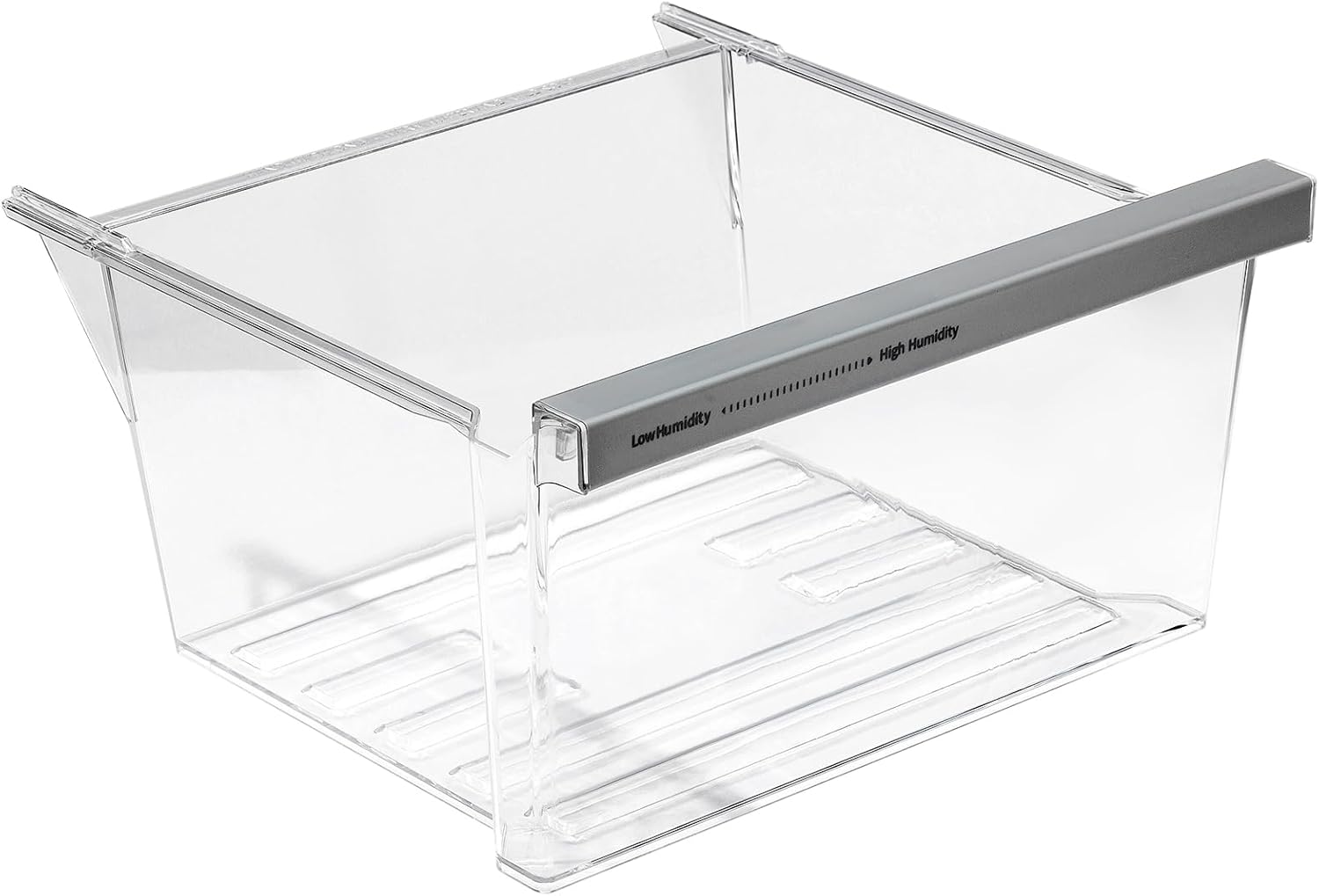 W11162443 W11046494 W11162446 Refrigerator Fridge Crisper Drawer Pan Fridge Meat Pan Bin Upper Humidity Control Drawer Compatible with Whirlpool Maytag Refrigerator Replacement Parts