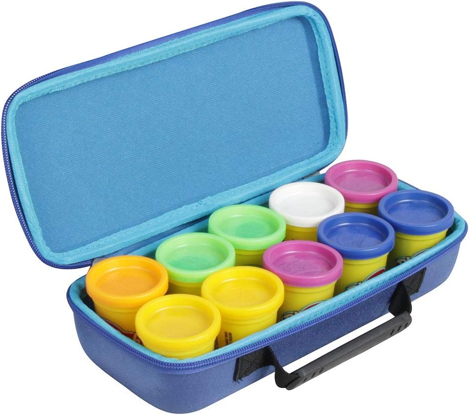 Hermitshell Hard Travel Case for PlayDoh Modeling Compound 10 Pack Case of Colors 2