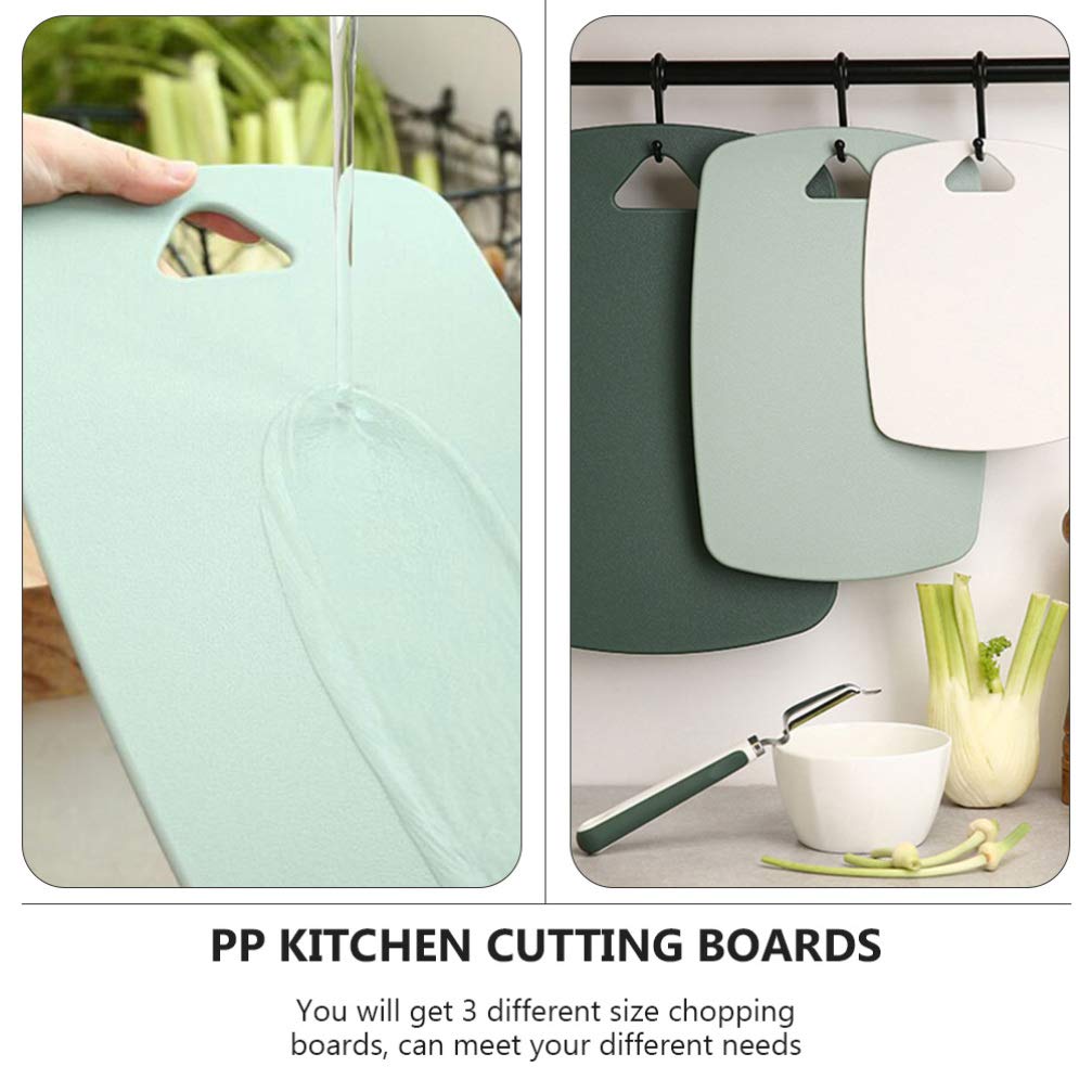 Set de 3 Planches à Découper en Pp Cuisine, Légères