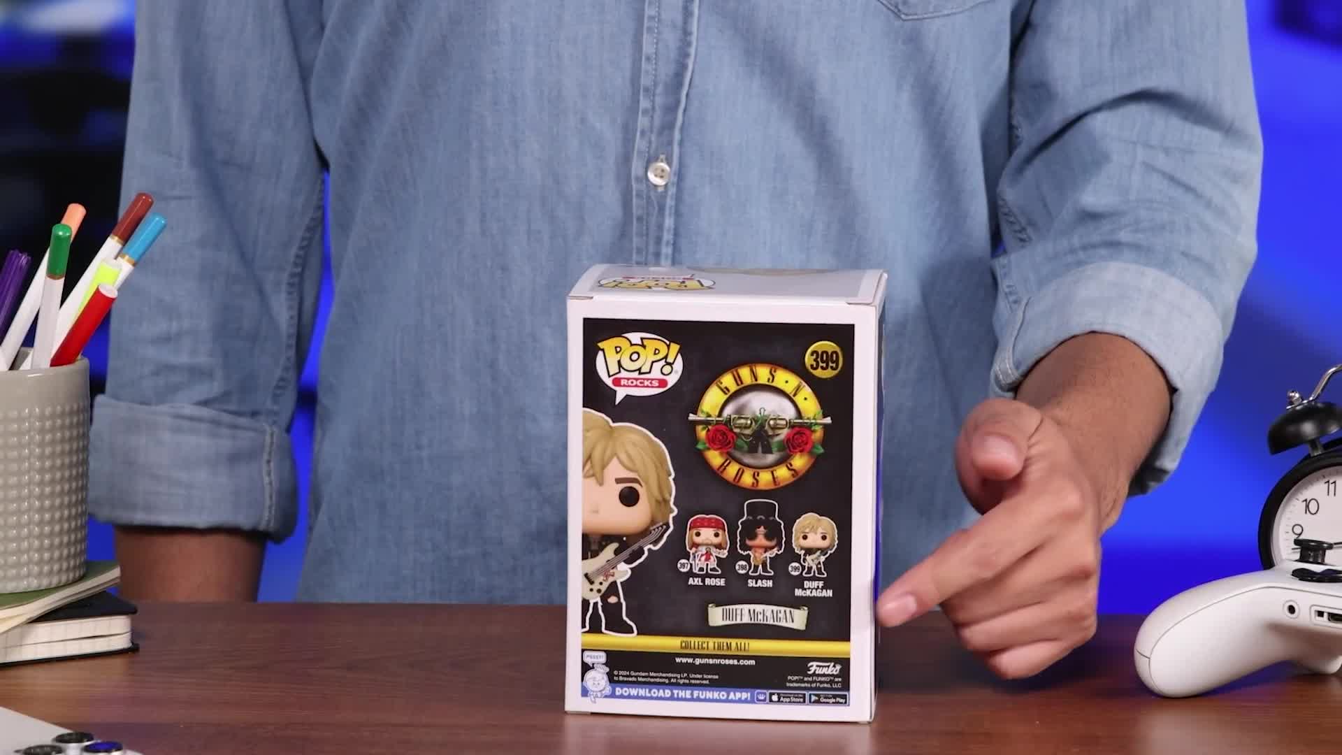 Funko Pop! Rocks – Duff McKagan (Guns N’ Roses) – Figurine Vinyle 9,5 Cm – Collection – Dès Enfants Et Adultes