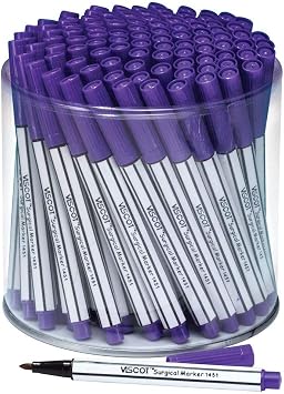 Viscot Mini Pre-Surgical Skin Markers, 1,000/bx