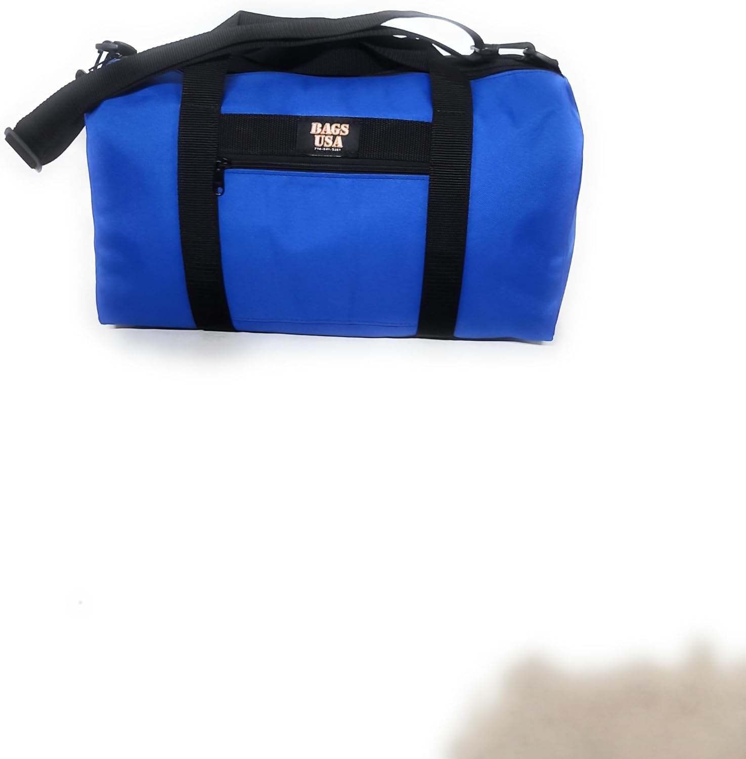 Wet and Dry Bag Featuring Wet Compartment, Swim or Gym Bag Has Wet Pocket Made In USA. (Blue)