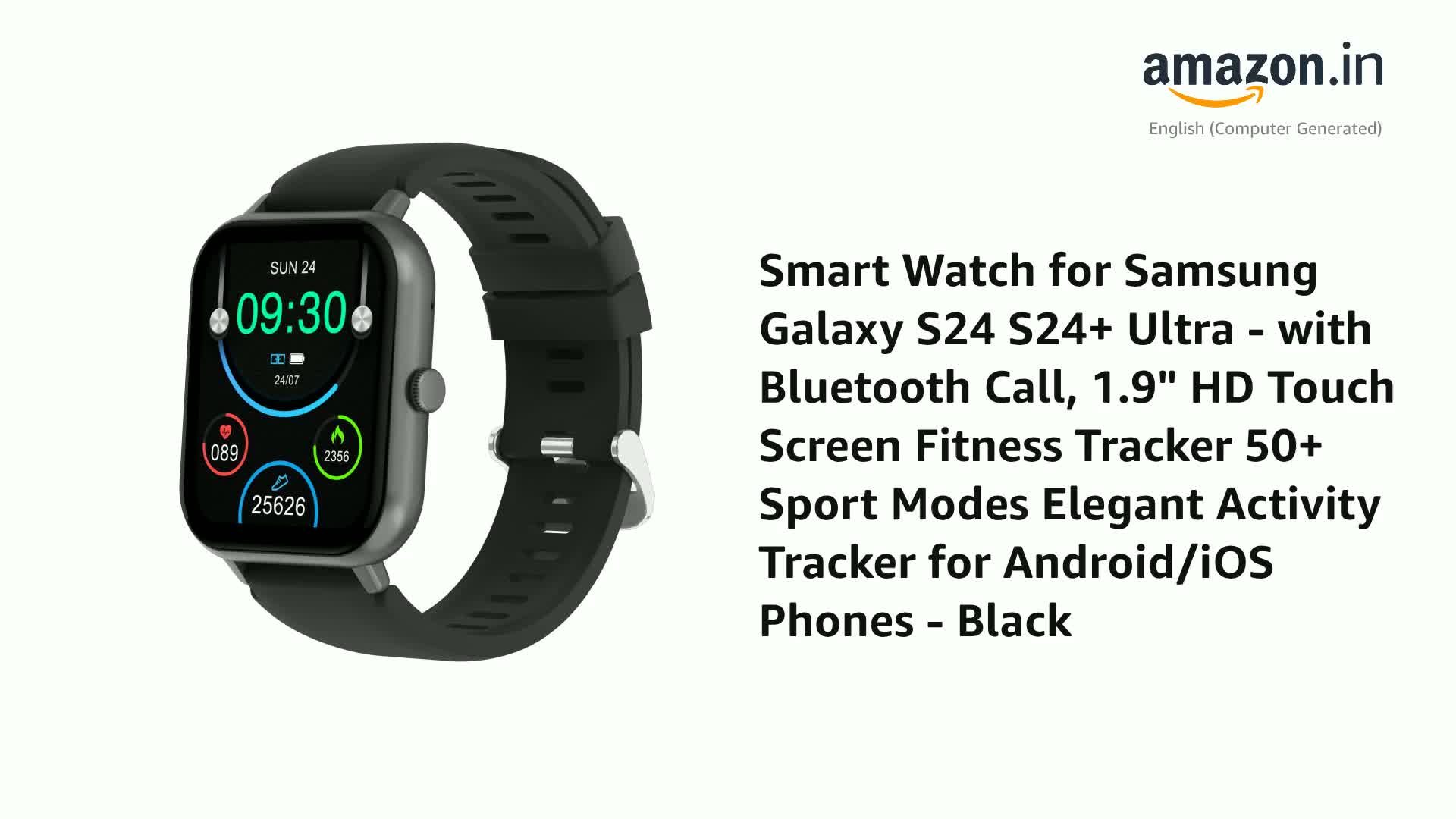 Smart Watch for Samsung Galaxy S24 S24+ Ultra - with Bluetooth