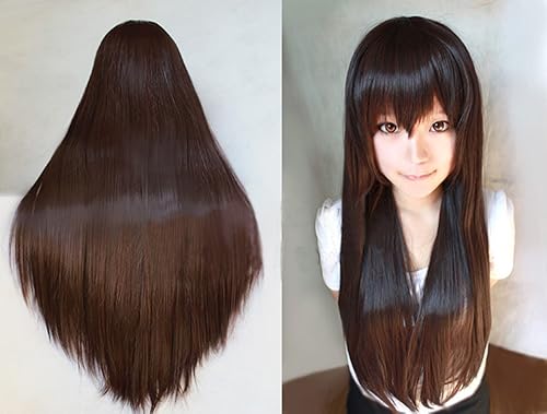 anogol Vocaloid 32" 80cm de largo recto de Cosplay peluca Pelucas Para Fiestas Halloween