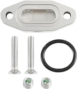 Billet LS Twin Turbo Dual 90 Degree 1/8" NPT Oil Feed Line - Foto 3