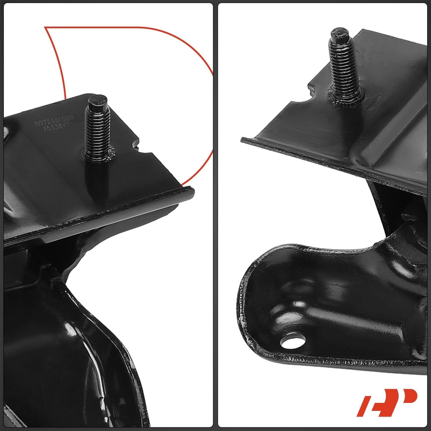 A-Premium 2PCS Front Left and Right Engine Motor Mount Kit Compatible with Ford F-250 Super Duty 1999-2004, F-350 Super Duty 1999-2004, Excursion 2000-2005, 5.4L