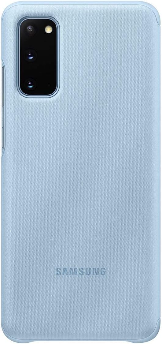 SAMSUNG Galaxy S20 Case, Official S-View Flip Cover (Blue)