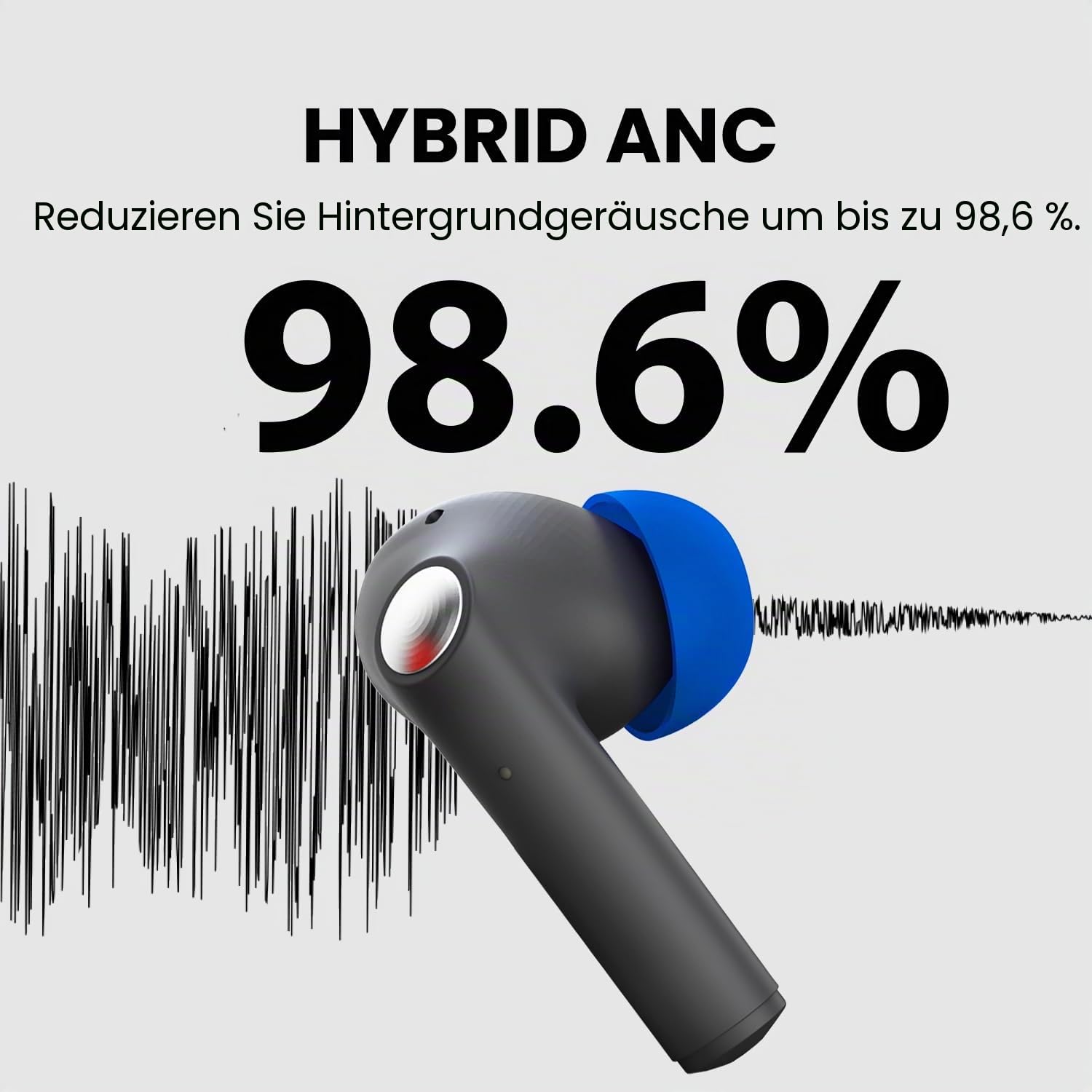 Avantalk Infinity NC – Zukunftssichere Auracast Kopfhörer, LE Audio & Bluetooth ohrhörer mit aptX Adaptive, niedriger Latenz, ANC, EQ-App & klaren Anrufen, Schwarz