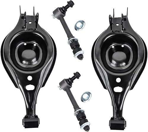 Miniatura 186 de Detroit Axle - Kit de 4 brazos de control delanteros para Chrysler 300 Dodge Challenger Charger Magnum, 2 brazos de control delantero inferiores con