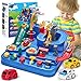 hahaland Kids Toys for 3 Year Old Boys Car Race Track Boys Toys Age 3 4, Adventure Vehicles Learning & Intelligence Educational Toddler Gifts for 3 4 5 Year Old Girl