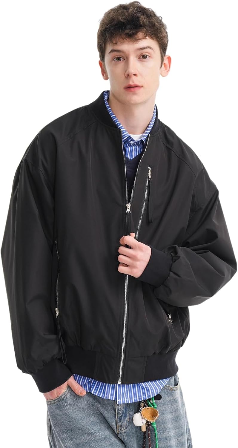 Lapel pilot Coat men's spring American style high street workwear jacket