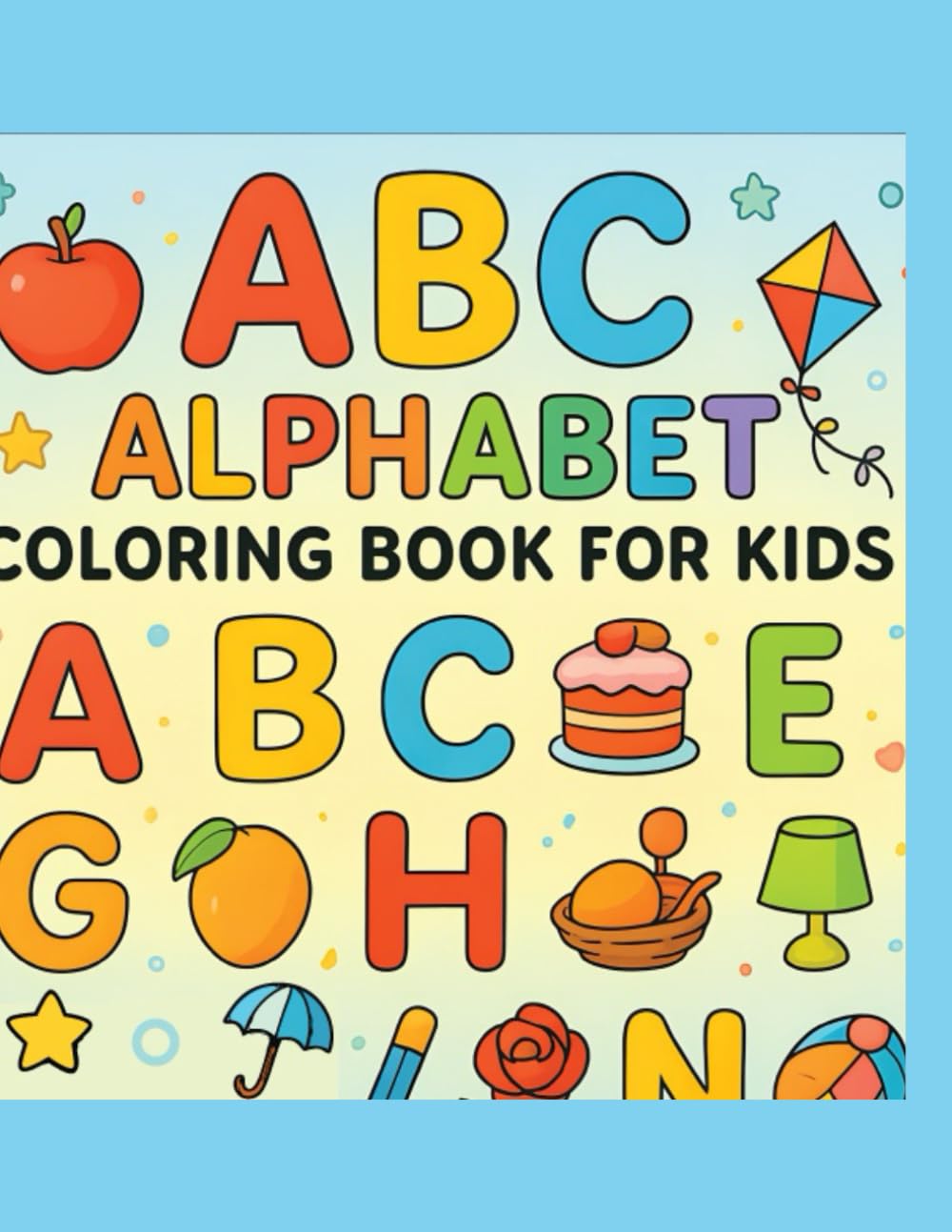 ABC alphabet coloring book