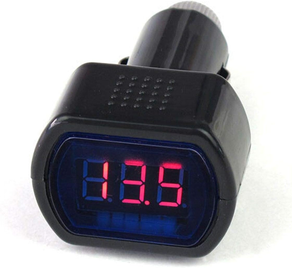 LED Digital Car Voltmeter 12V/24V Vehicle Voltage Gauge Monitor for Auto Car Truck LED Digital Car Voltmeter 12V/24V Vehicle Voltage Gauge Monitor for Auto Car Truck