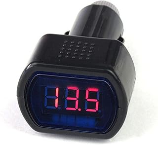 LED Digital Car Voltmeter 12V/24V Vehicle Voltage Gauge Monitor for Auto Car Truck