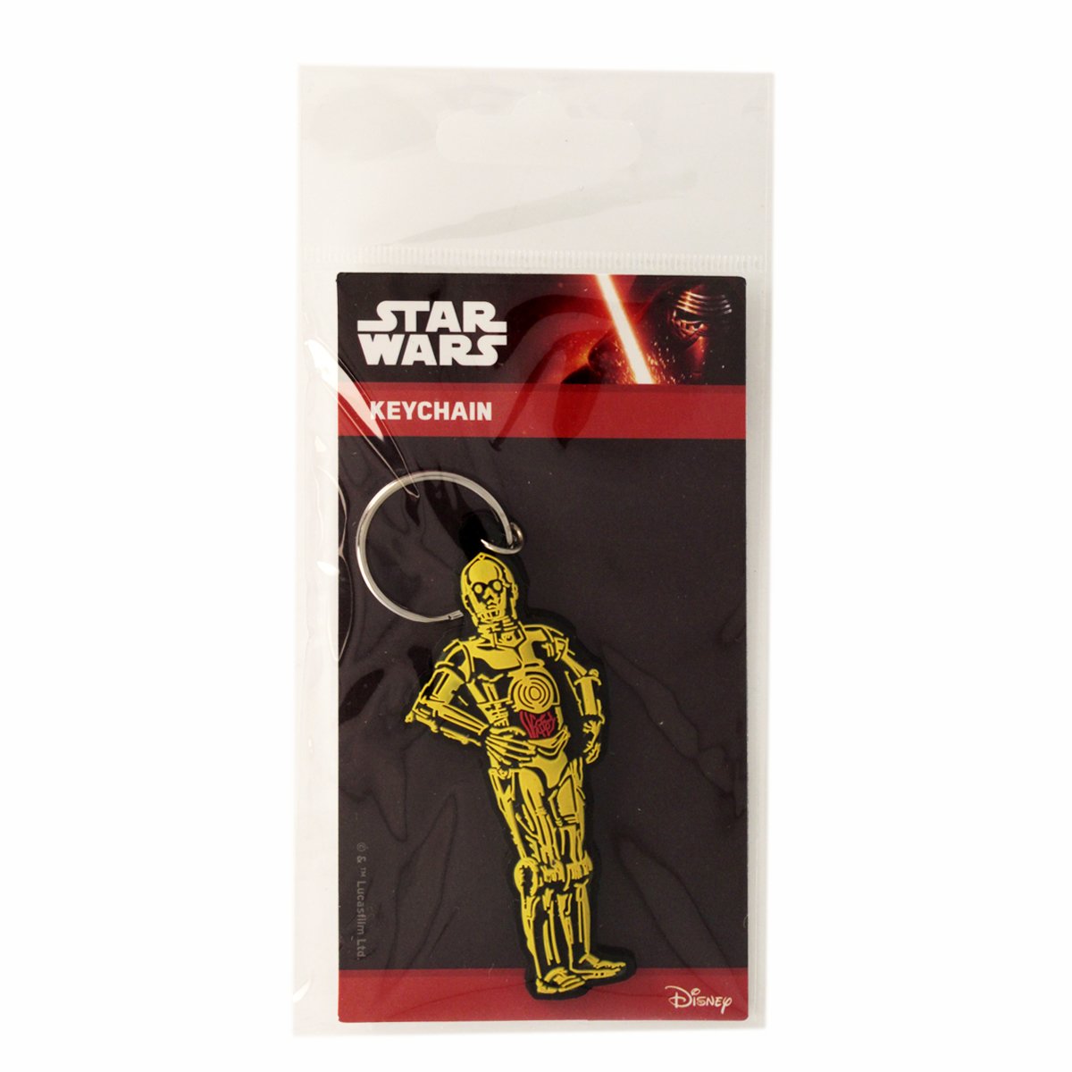 Portachiavi Gomma Star Wars C3po Keychain