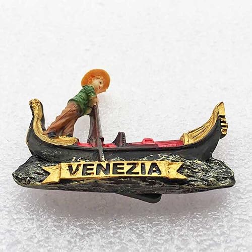Miniatura 2 de Venecia Venecia Italia refrigerador imán 3D góndola viaje pegatinas recuerdos, resina hogar y cocina decoración, Italia refrigerador imán de China