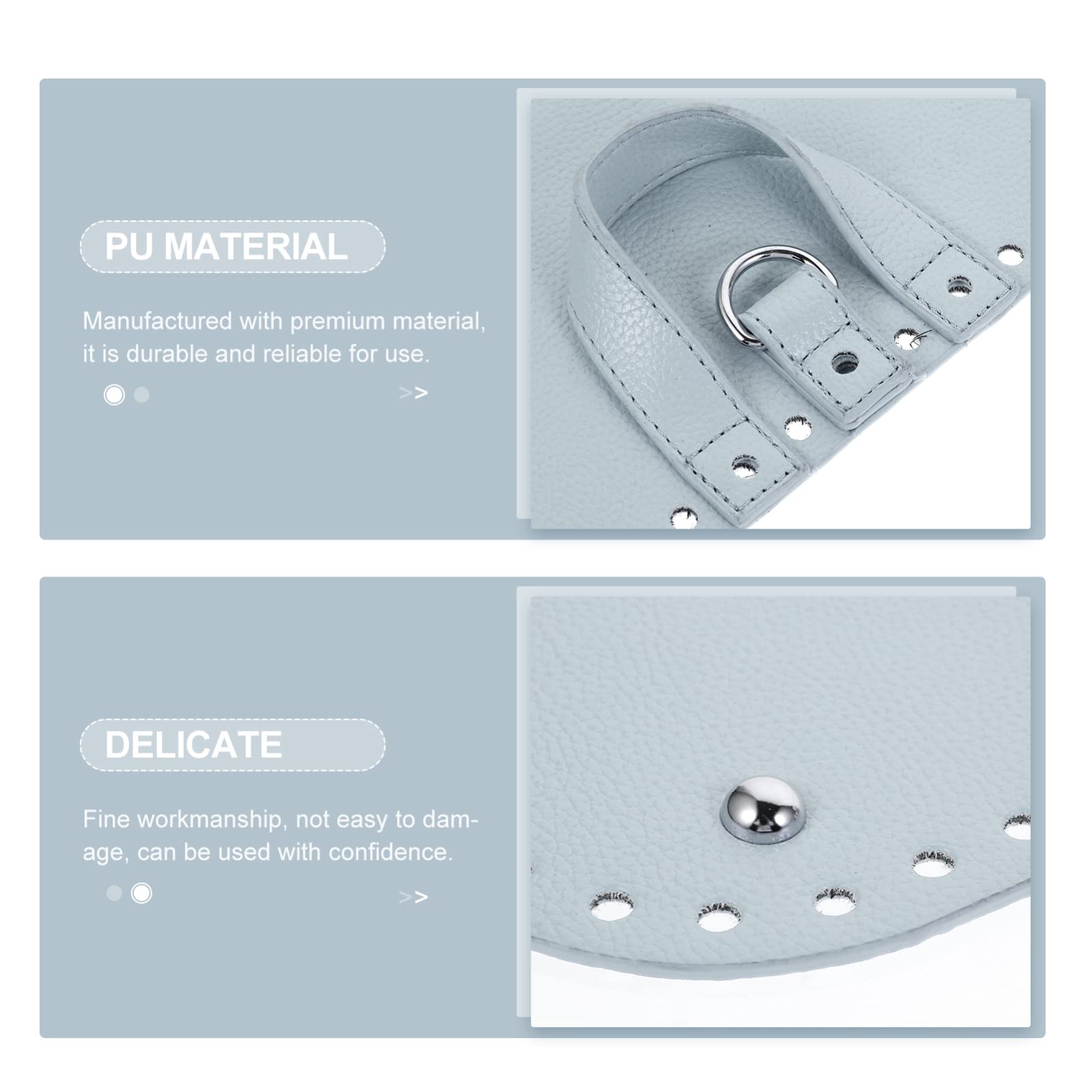 Abaodam Kit de Fabrication de Paquet à Dos à Tissage Semi Naturel en PU Accessoires Bandoulière, Matériel DIY pour Activité Créative Parent-garçon et Filles, 1 Set Complet