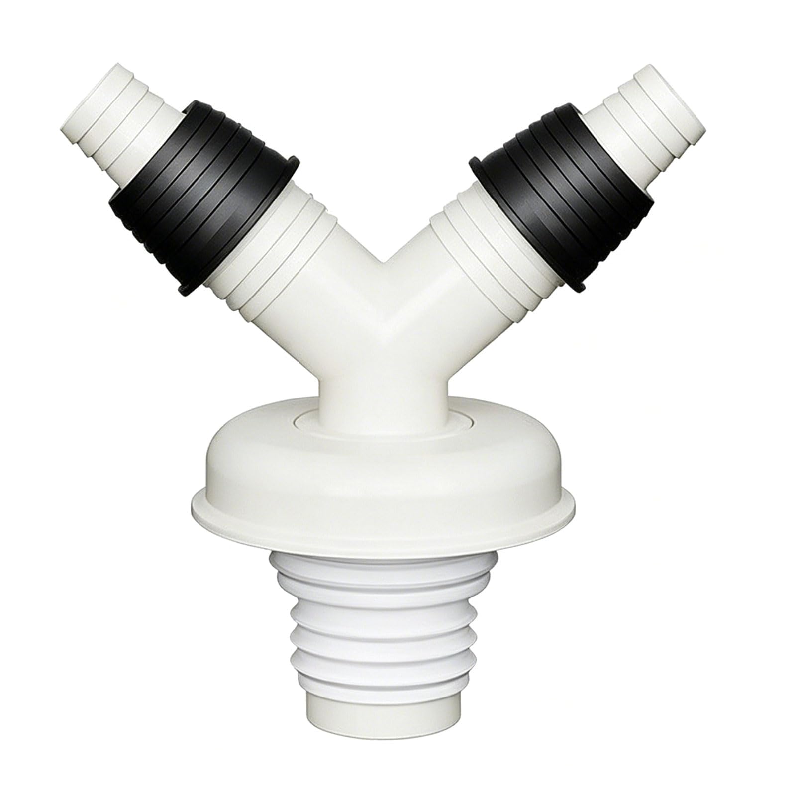 Laundry Drain Splitter Adapter Washing Machine Hose Connector for Balcony Washer Drain Routing in Household Use Laundry Hose Fitting Washer Coupler Home Connector Routing Part Balcony Accessory