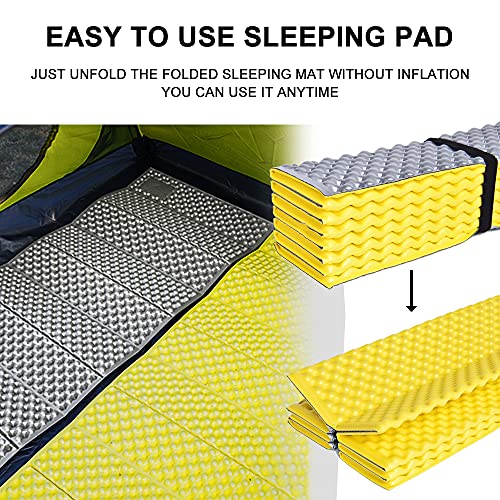 Widesea Sleeping Pad Sleeping Pad For Camping Foam Backpacking Sleeping Pad Portable Waterproof Moistureproof Soft For Hiking Outdoor Camping Picnic #TOP5
