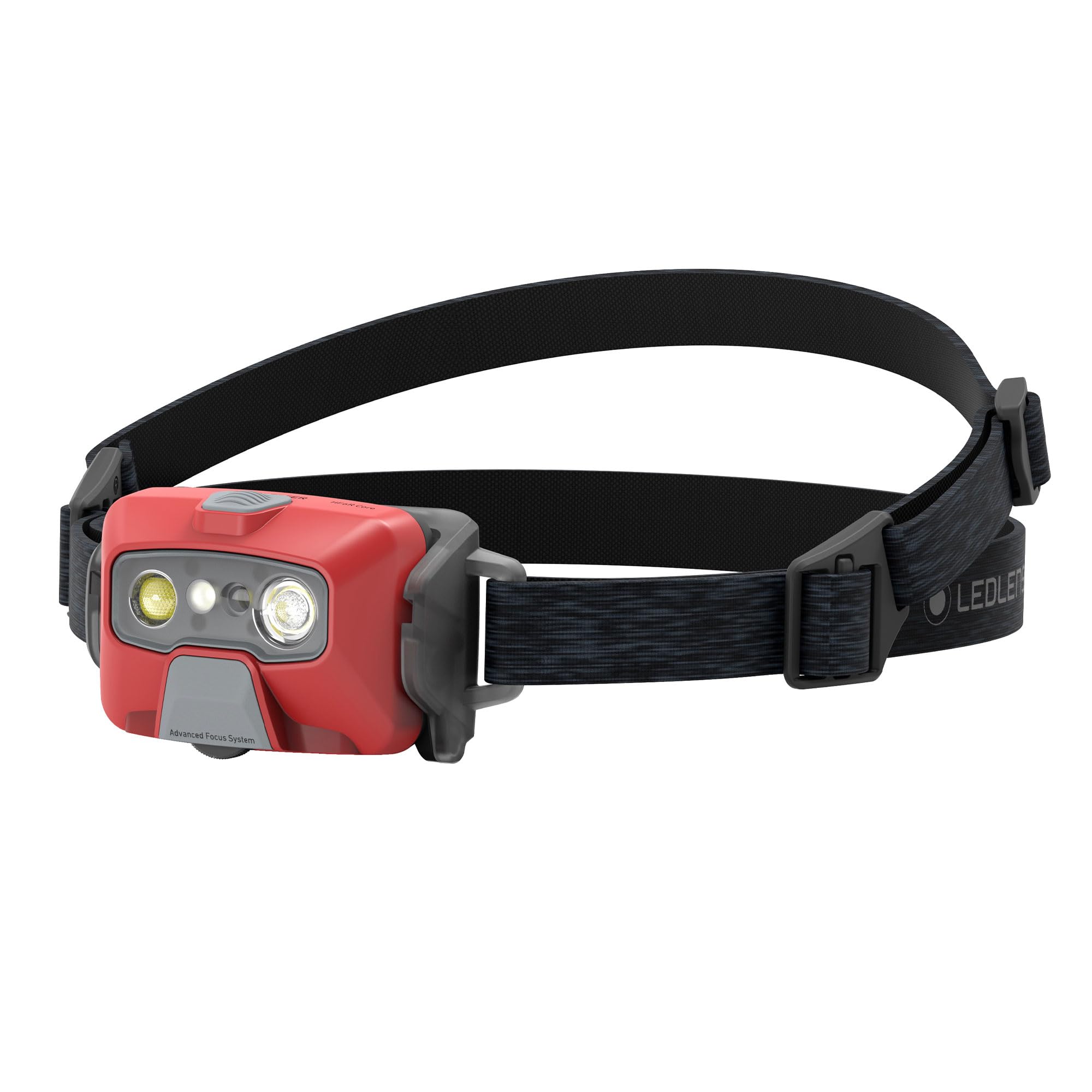 Ledlenser HF6R Core Rechargeable Head Torch LED 800lm, Adjustable Focus, 5 Modes, Up to 60hrs Runtime, Red Light Mode, USB C, IP68 Waterproof, Headlamp for Hiking, Camping, Essential Outdoor Headlamp HF6R Core Red 800 lm Red
