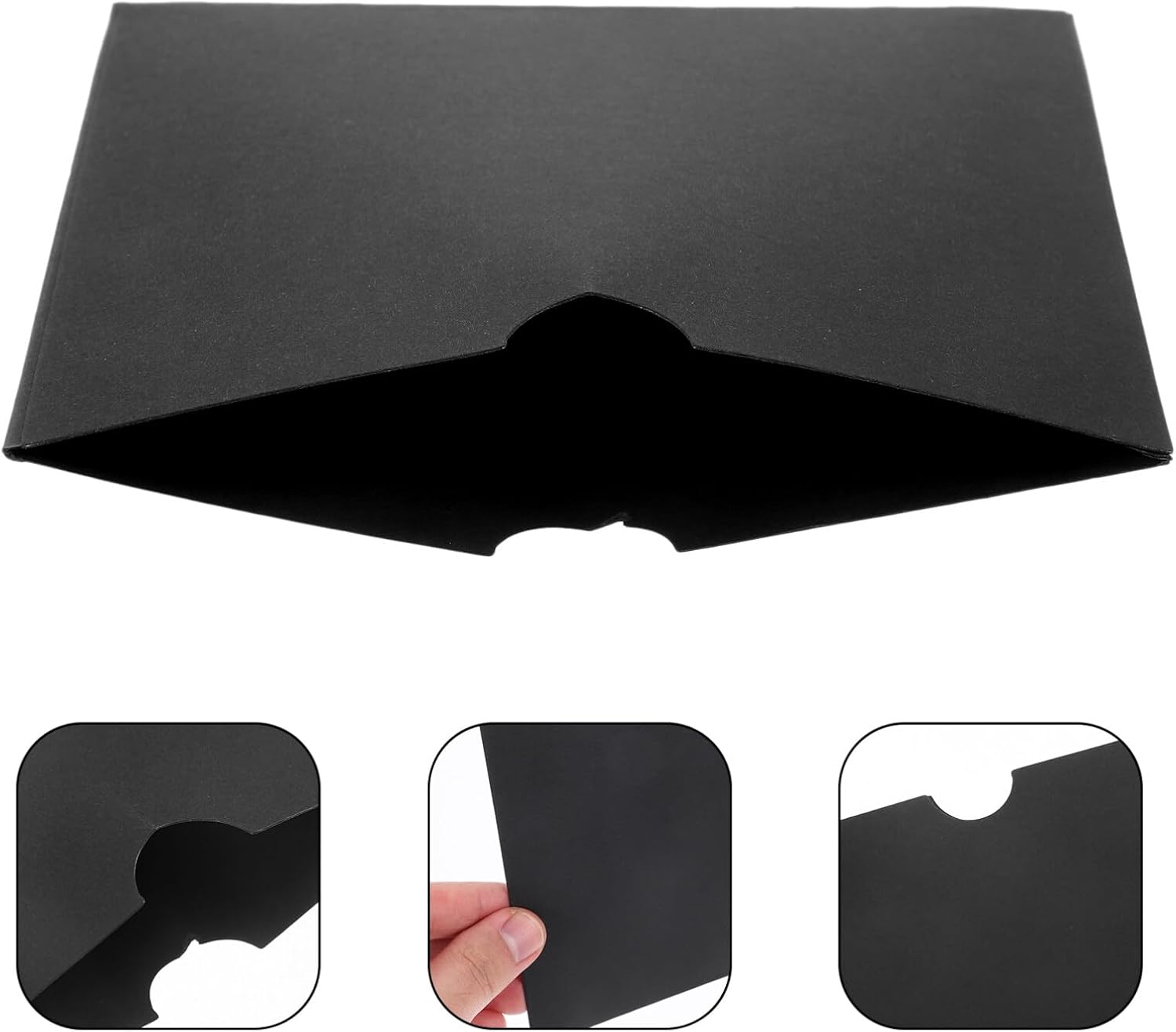 Alipis 25 Pack Kraft Paper Cd DVD Sleeves Envelopes Lightweight Storage Holder for Cd DVD Discs Space Saving Kraft Paper Cases for Home Office School Use